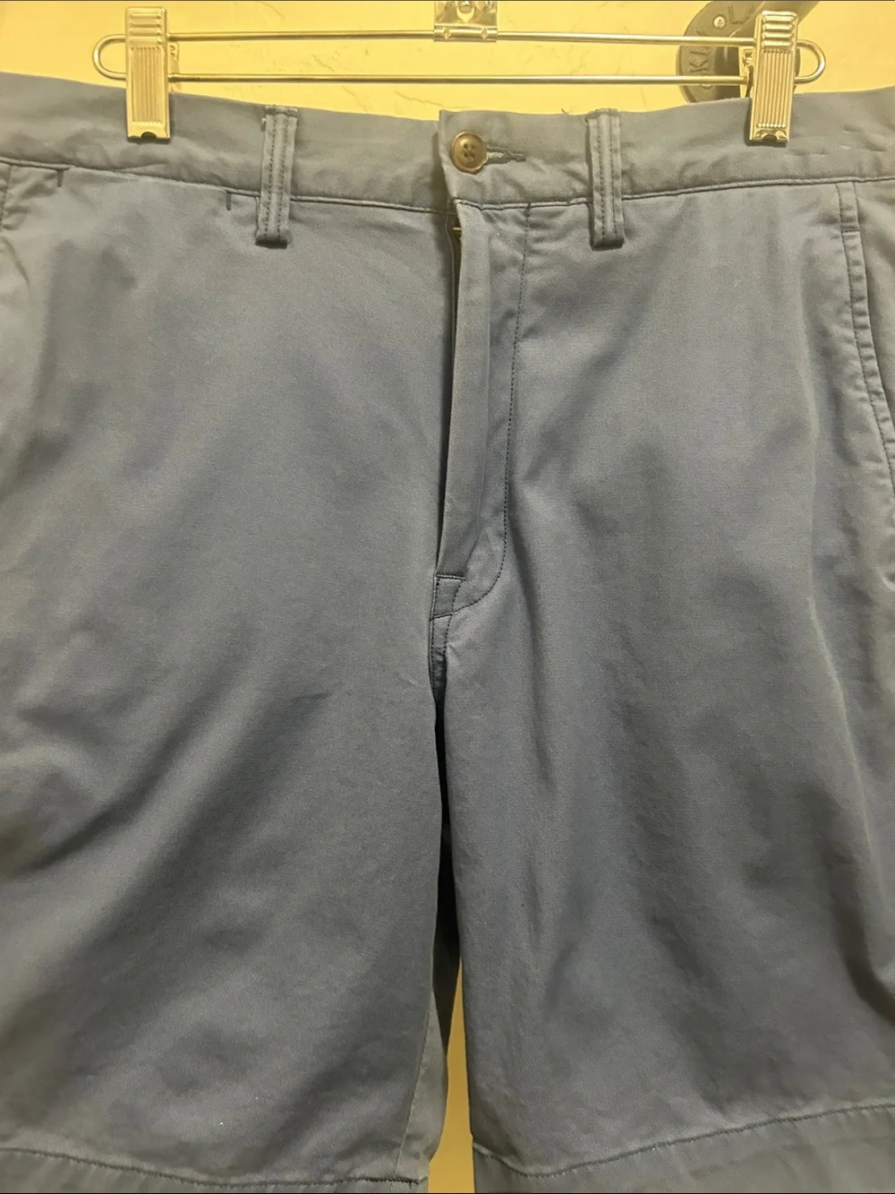 Polo by Ralph Lauren Light Blue Flat-Front Chino Shorts
